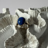 Vintage 925 Sterling Silver Sodalite Ring Size 4.5