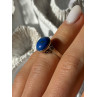 Vintage 925 Sterling Silver Sodalite Ring Size 4.5