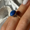 Vintage 925 Sterling Silver Sodalite Ring Size 4.5
