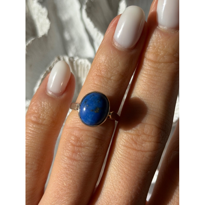 Vintage 925 Sterling Silver Sodalite Ring Size 4.5