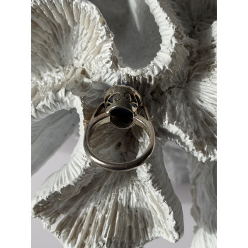 Vintage 925 Sterling Silver Sodalite Ring Size 4.5