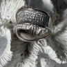 Elegant Design 925 Sterling Silver Cz Ring Size 8