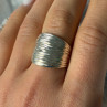 Elegant Design 925 Sterling Silver Ring Size 8