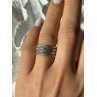 925 Sterling Silver Seven Rings Size 8.5