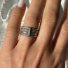 925 Sterling Silver Seven Rings Size 8.5