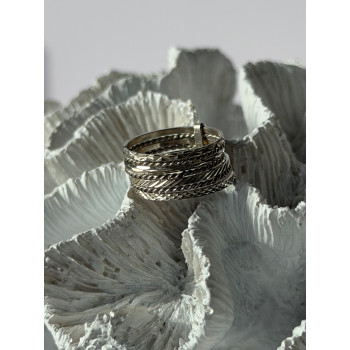 925 Sterling Silver Seven Rings Size 8.5