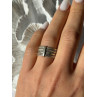 925 Sterling Silver Seven Rings Size 8.5