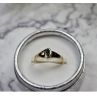 14K YELLOW GOLD EMERALD RING SIZE 10.5