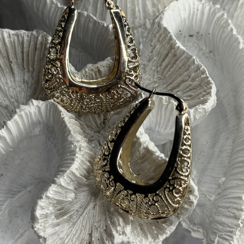 MWS Vintage 925 Sterling Silver Earrings