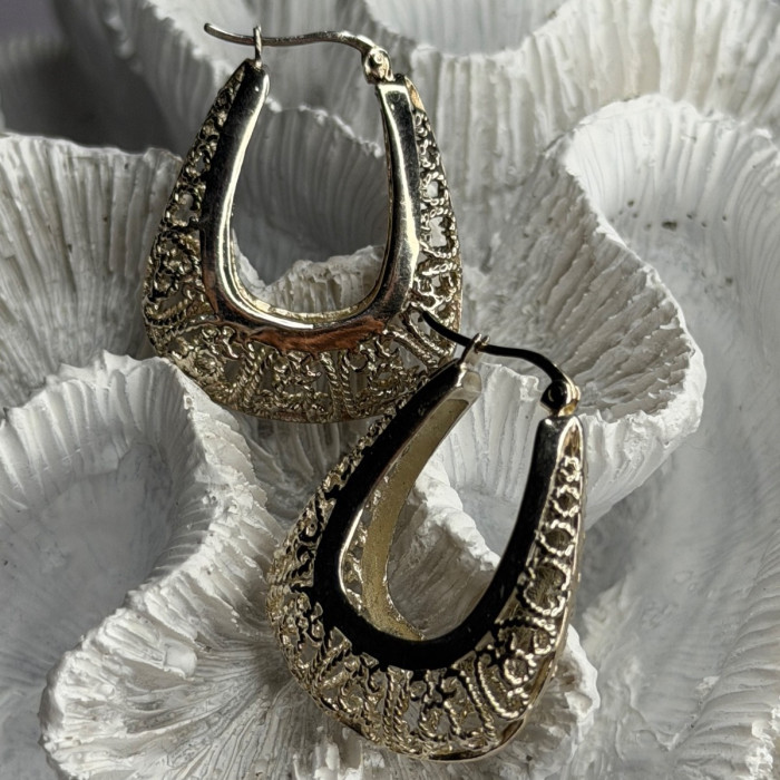 MWS Vintage 925 Sterling Silver Earrings
