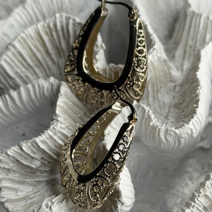 MWS Vintage 925 Sterling Silver Earrings