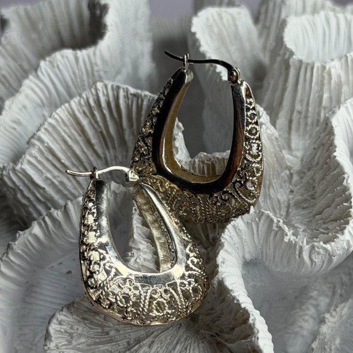 MWS Vintage 925 Sterling Silver Earrings