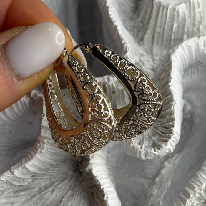MWS Vintage 925 Sterling Silver Earrings