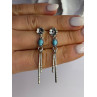 Vintage 925 Sterling Silver Turquoise Earrings