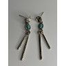 Vintage 925 Sterling Silver Turquoise Earrings