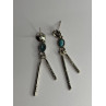 Vintage 925 Sterling Silver Turquoise Earrings