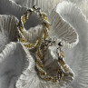 Italy Milor 925 Sterling Silver & Gold Plated Earrings