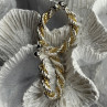 Italy Milor 925 Sterling Silver & Gold Plated Earrings