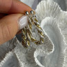 Italy Milor 925 Sterling Silver & Gold Plated Earrings