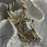 Italy Milor 925 Sterling Silver & Gold Plated Earrings