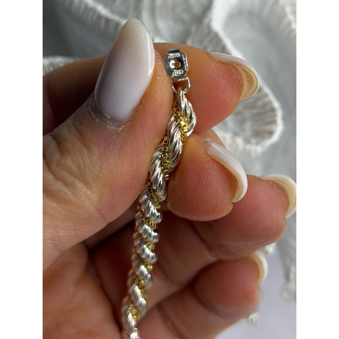 Italy Milor 925 Sterling Silver & Gold Plated Earrings