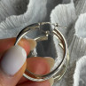Italy Elegant 925 Sterling Silver Earrings