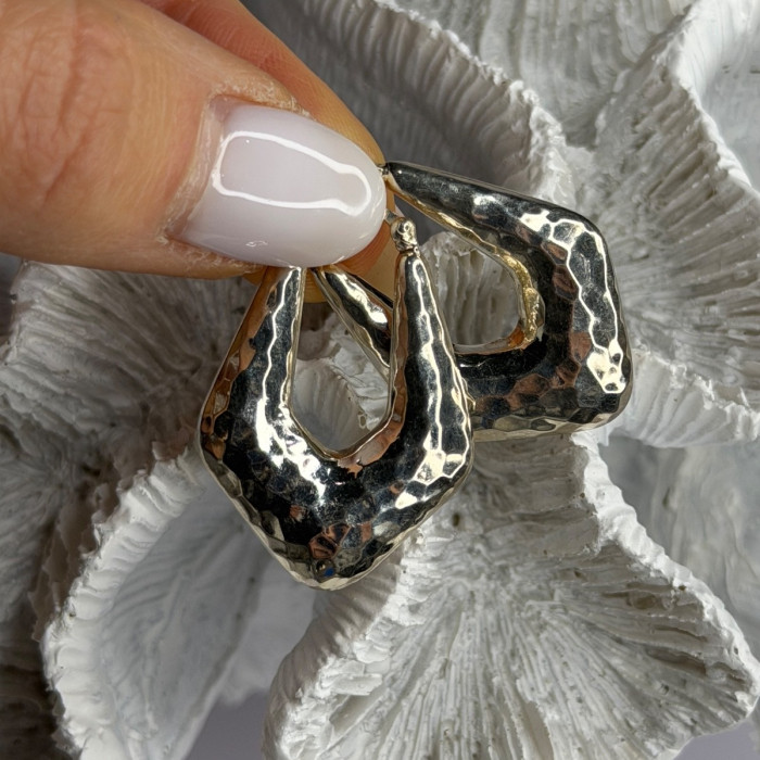 Elegant Italy 925 Sterling Silver Earrings