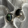 925 Sterling Silver Labradorite Dangle Earrings