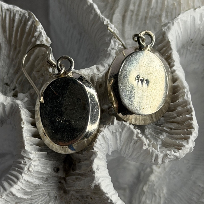 925 Sterling Silver Labradorite Dangle Earrings