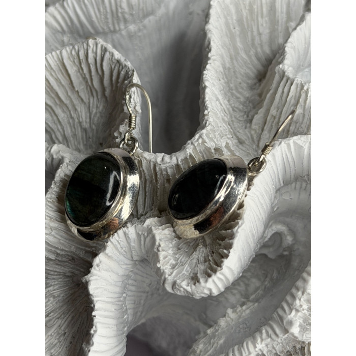 925 Sterling Silver Labradorite Dangle Earrings