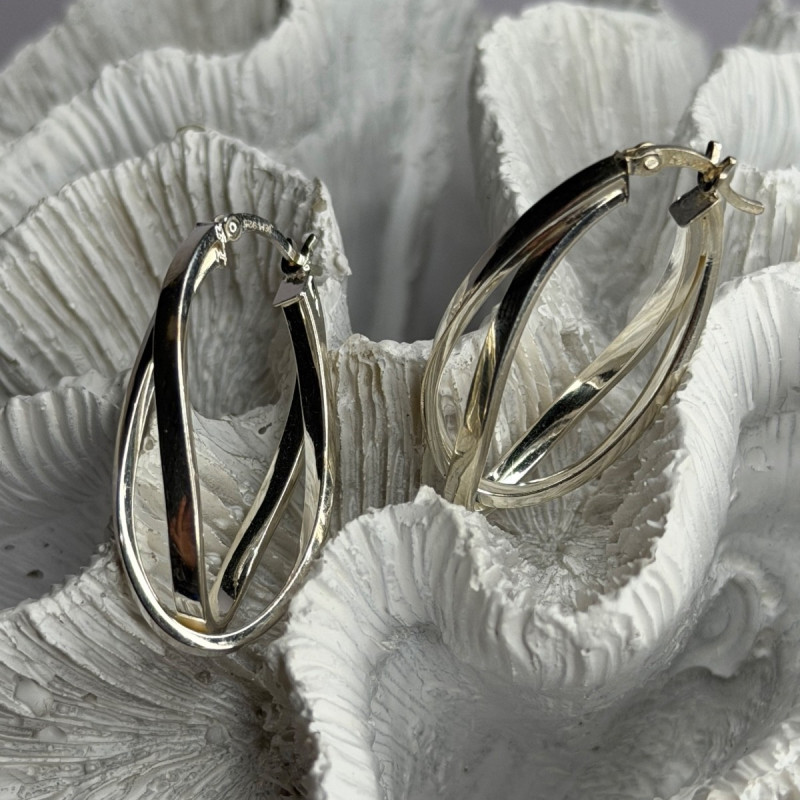 JCM Unique 925 Sterling Silver Earrings