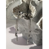 Italy 925 Sterling Silver Dangle Earrings