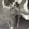 Italy 925 Sterling Silver Dangle Earrings