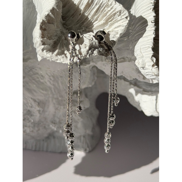 Italy 925 Sterling Silver Dangle Earrings