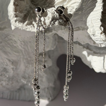 Italy 925 Sterling Silver Dangle Earrings