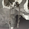 Italy 925 Sterling Silver Dangle Earrings