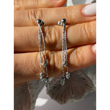 Italy 925 Sterling Silver Dangle Earrings