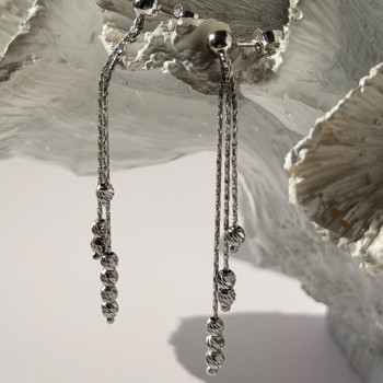 Italy 925 Sterling Silver Dangle Earrings