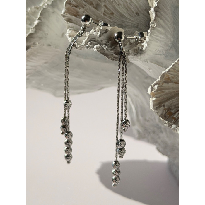 Italy 925 Sterling Silver Dangle Earrings