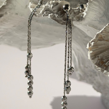 Italy 925 Sterling Silver Dangle Earrings