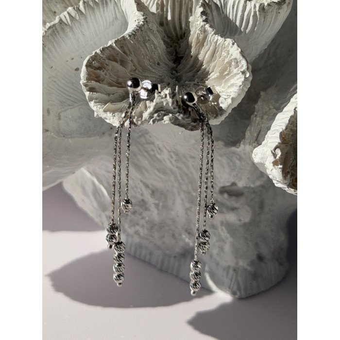 Italy 925 Sterling Silver Dangle Earrings