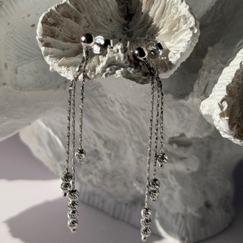 Italy 925 Sterling Silver Dangle Earrings
