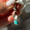 925 Sterling Silver Multi Color Gemstones Pendant