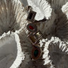 925 Sterling Silver Multi Color Gemstones Pendant