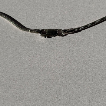 Vintage 925 Sterling Silver Sodalite Cross Necklace Length 18 in