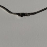 Vintage 925 Sterling Silver Sodalite Cross Necklace Length 18 in