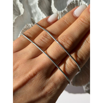 Vintage 925 Sterling Silver Sodalite Cross Necklace Length 18 in