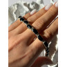 Vintage 950 Sterling Silver Black Onyx Bracelet