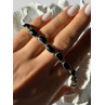 Vintage 950 Sterling Silver Black Onyx Bracelet