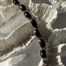 Vintage 950 Sterling Silver Black Onyx Bracelet